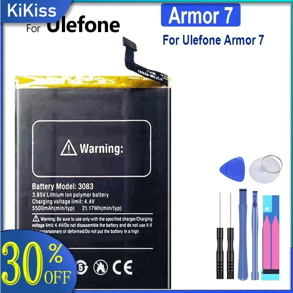 

Аккумулятор 5500 мАч для Ulefone Armor 7 Armor7 Batterij