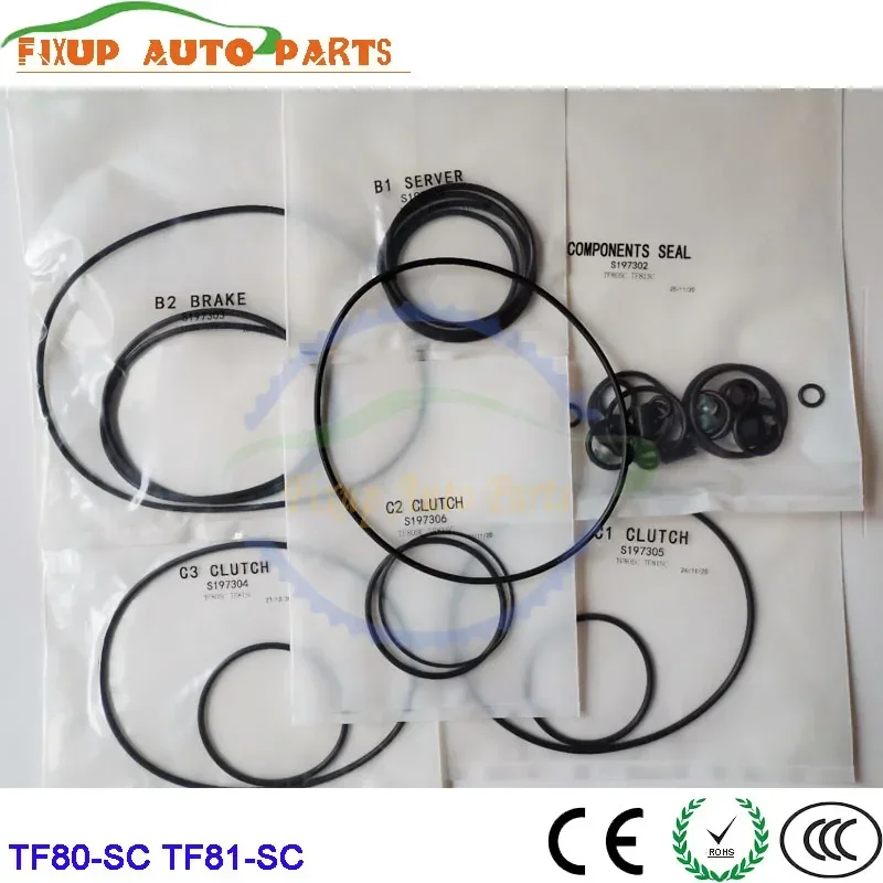 

TF80SC TF81SC Auto Transmission Clutch Rebuild Kit Gearbox Gasket Seals For VOLVO CADILLAC FORD LINCOLN MAZDA TF81-SC TF80-SC