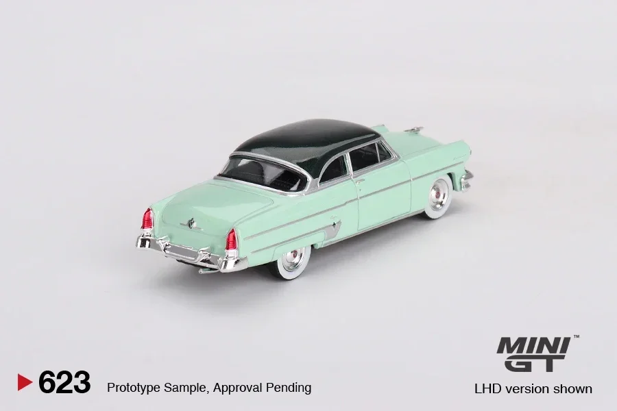 MINIGT 1/64 Lincoln Capri 1954 Parklane Green / Bloomfield Car Alloy Vehicle Diecast Metal Model Kids Xmas Gift Toys for Boys