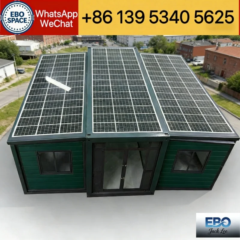 20ft waterproof folding house forest holiday cabin quick-build multi-bedroom modular container