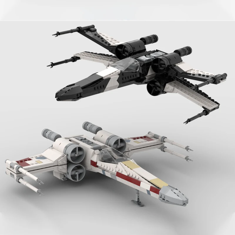 1520PCS MOC 스타 배터 X-윙 파티잔 에디션 반란군 연합 커스텀 스타파이터 DIY 모델 빌딩 블록 팬들을 위한 선물