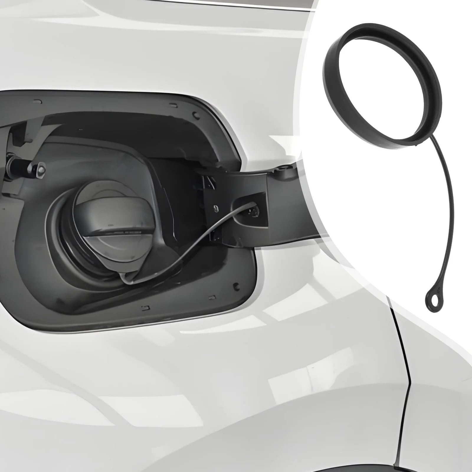 

Car Tank Cap Rope Replacement Plastic Fuel Cap Tether For Oil Sealing Convenient Refueling Tool Fuel Tank Accessory