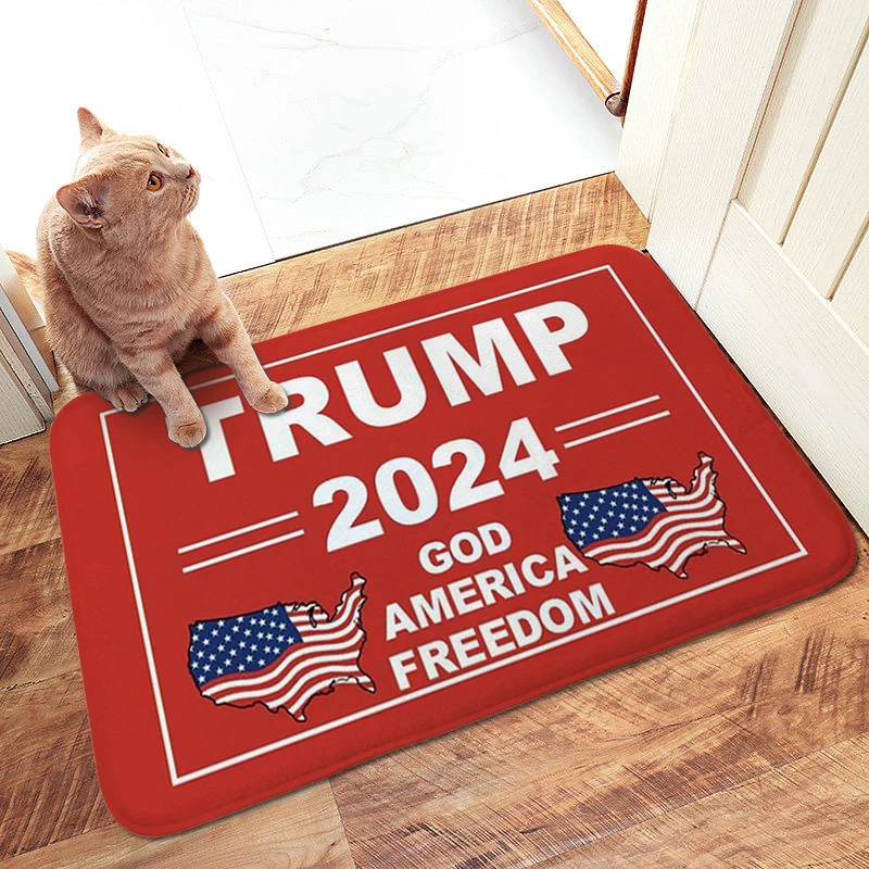 Bed Room Floor Carpets Z-Trump 2024s Living Room Home Decorations Bathmat Anime Rug Aesthetic Bathroom Mat Funny Doormat Foot