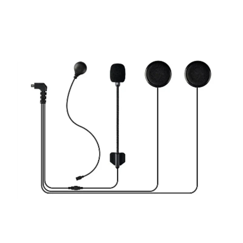 Téléphone de sauna et microphone dur et doux, Freedconn R1, R1 Plus, réinitialisation en option, 5 broches, 2 en 1, 1PC