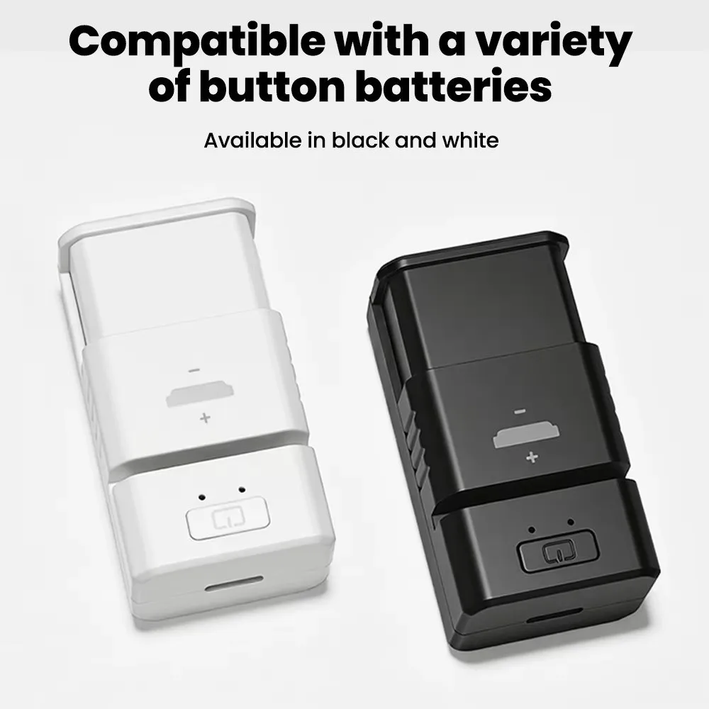 Universal Coin Cell Charger Type-C Charging LED Indicator Button Battery Charger Compact Battery Charging Device