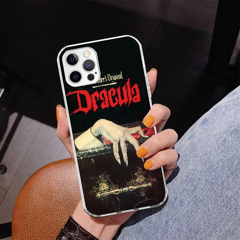 Gothic Vampire Scarlet Art Phone Case For Apple iphone 16 15 14 13 12 11 Pro Max SE X XS XR 7 + 8 Plus Print Soft Cover Fundas 1