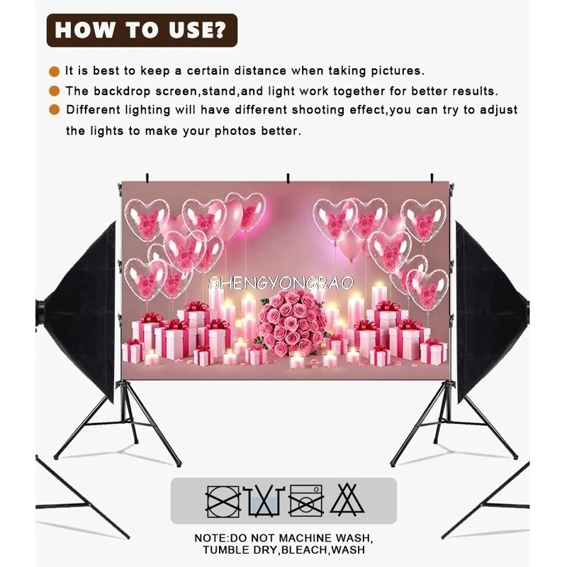 First Birthday Party Photography Backdrop Pink Gold Balloon Sweet One Butterfly Baby Shower Family Background CJ-02