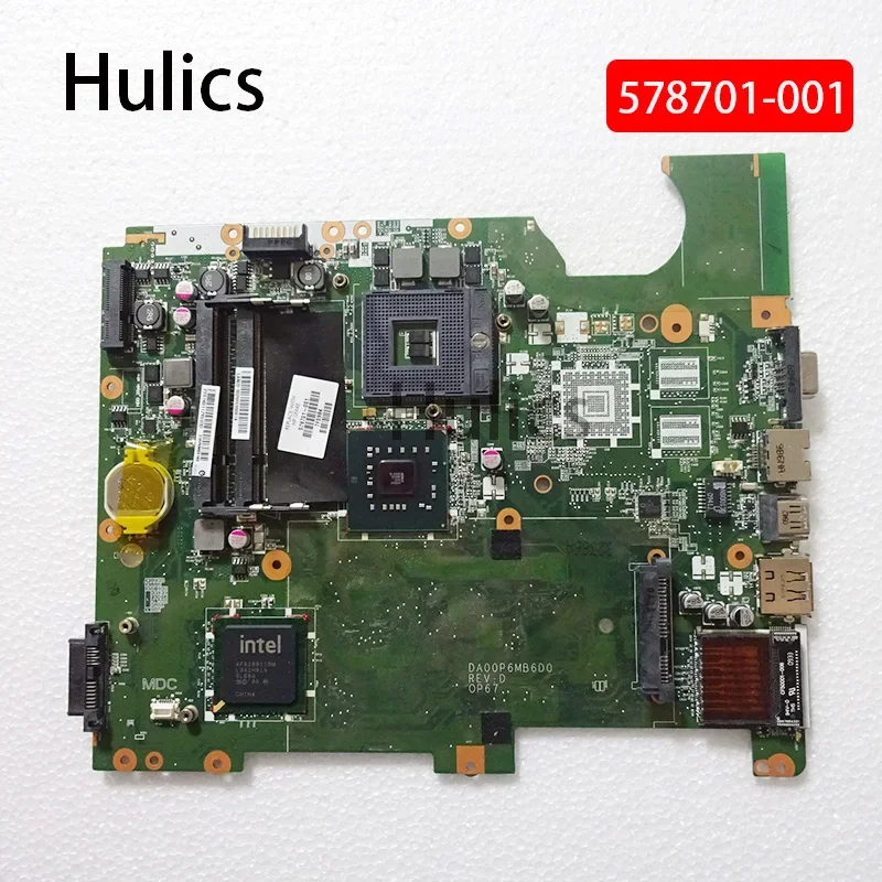 

Hulics б/у 578701 Материнская плата для ноутбука HP G61 CQ61 G71 CQ71, SLB94 GM45 SLB8Q 578701 -001 DDR2 DA00P6MB6D0