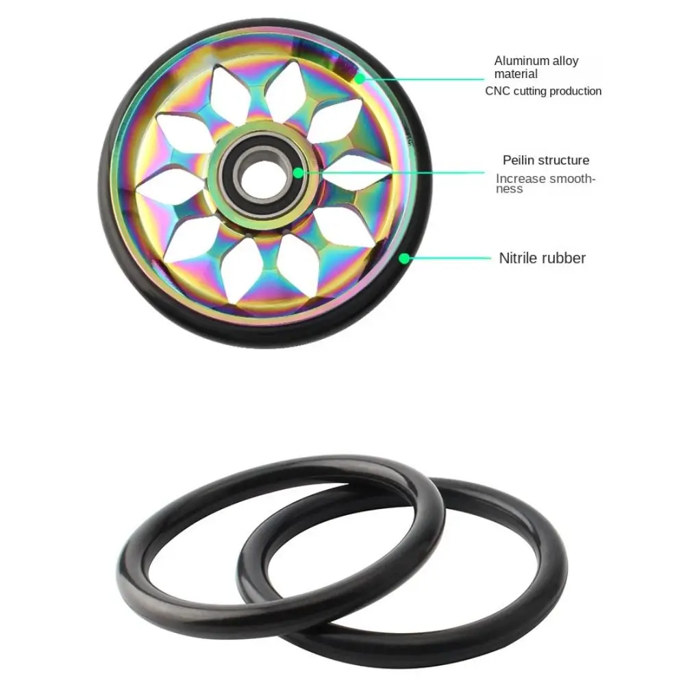 

Aluminum Alloy Bicycle Easywheel Replacement Ceramics Bearing Bike Easy Wheels 60mm Widened Design Bike Auxiliary Wheels