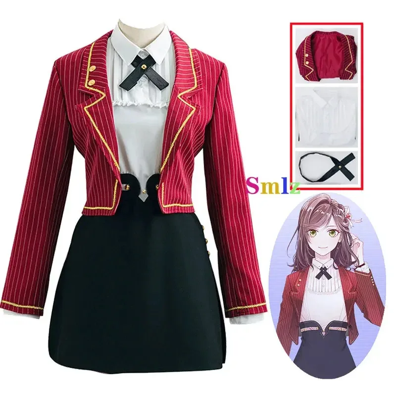 

NewHeroine Cosplay Anime Tears of Themis Costume Girls School Red Uniform Halloween Carnival Party JK Costumes2025