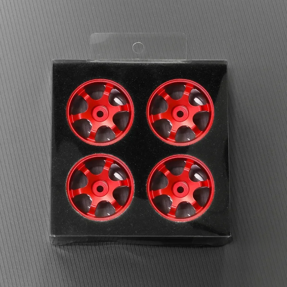 4 pièces 42mm 1/10 RC On-Road Drift Racing voiture métal roue jante moyeux de roue pour Tamiya M03 M04 M05 M06 M07 MB-01 XM-01 mise à niveau pièces