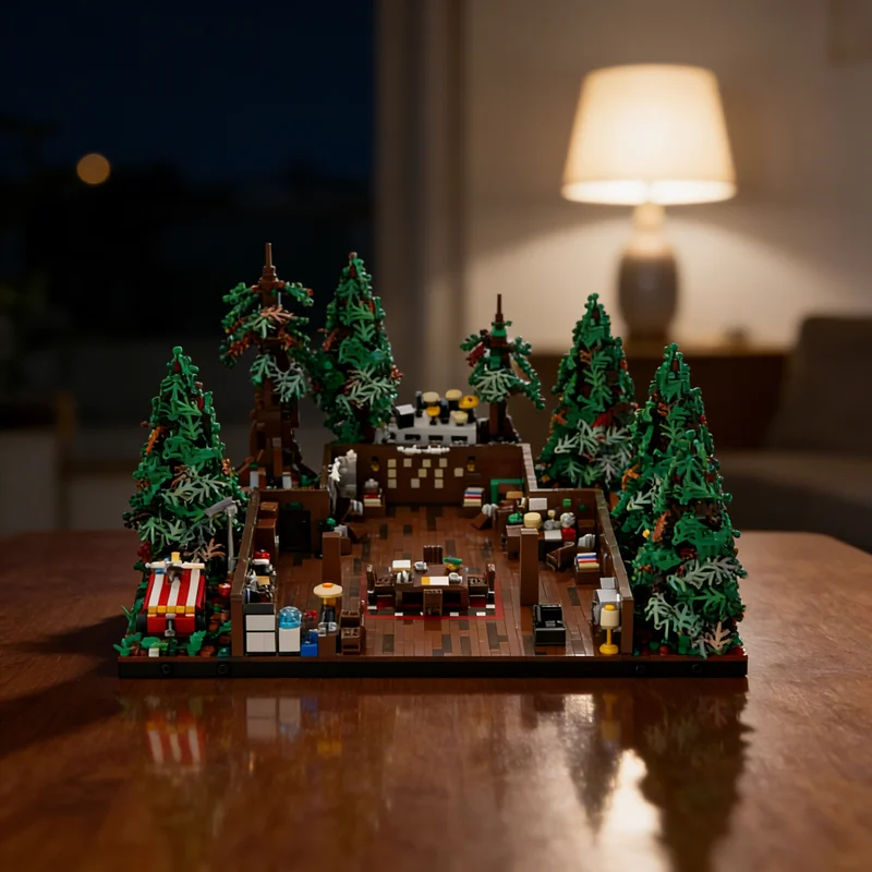 

5077 деталей MOC Alan Wake Return The Mindpalace: Игровая модель-конструктор, креативный подарок для взрослых, для сборки и декора, премиум-класс