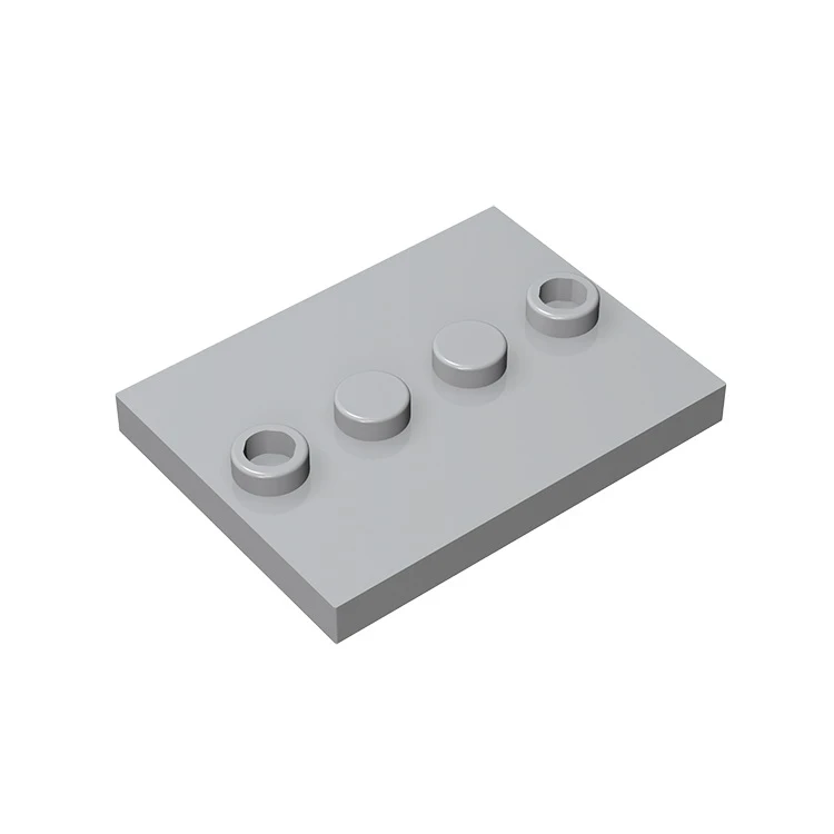 10pcs Compatible MOC Brick Parts 88646 Plate Special 3 x 4 with 1 x 4 Center Studs Building Block Particle DIY Assmble Kid Toy