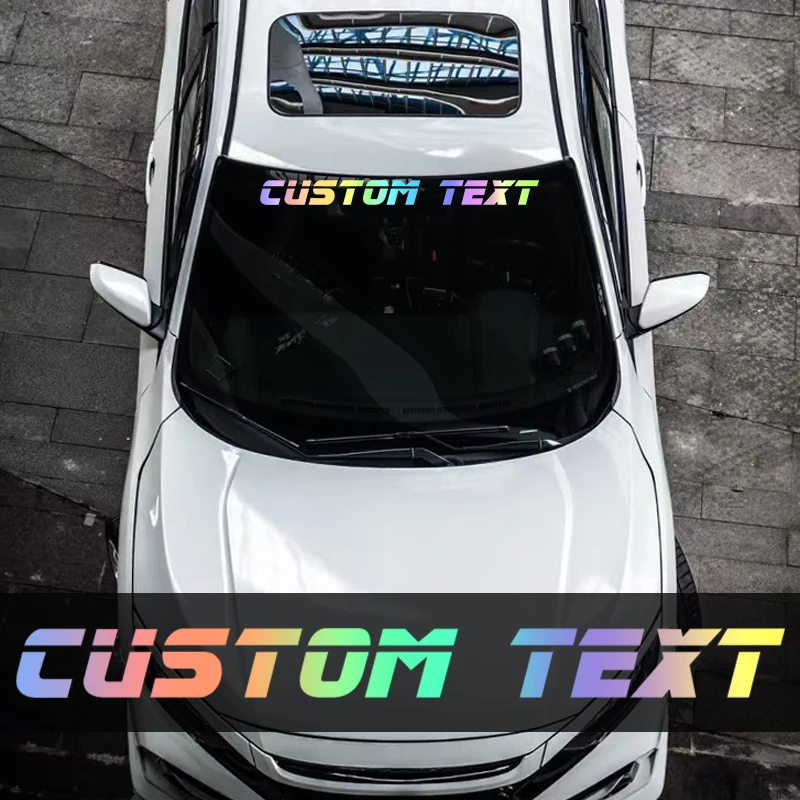 1 шт., автомобильные наклейки на заказ, авто лобовое стекло, самоклеящаяся водонепроницаемая персонализированная виниловая наклейка для лодки