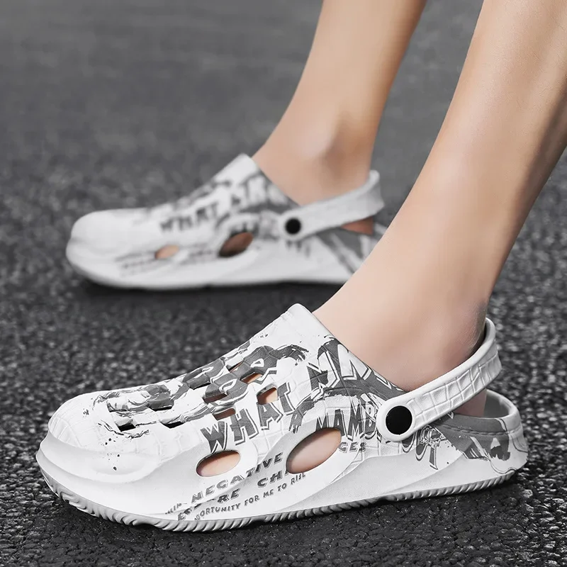 EVA Soft House Slippers Beach Clog Shoes Sandals Platform Heels Women Kids Shower Shoe Indoor Summer Toe Wrap Home Slides Men