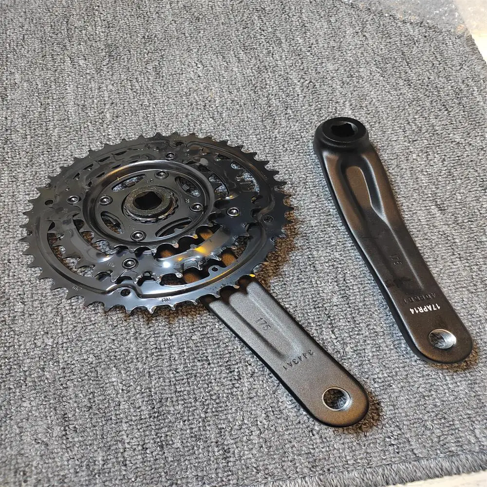 

1 комплект для SRAM TRUVATIV квадратный конус гравийный велосипед MTB Chainset 42-33-22 175 мм шатуны JIS квадратный конус 6/7/8 скоростей тройной