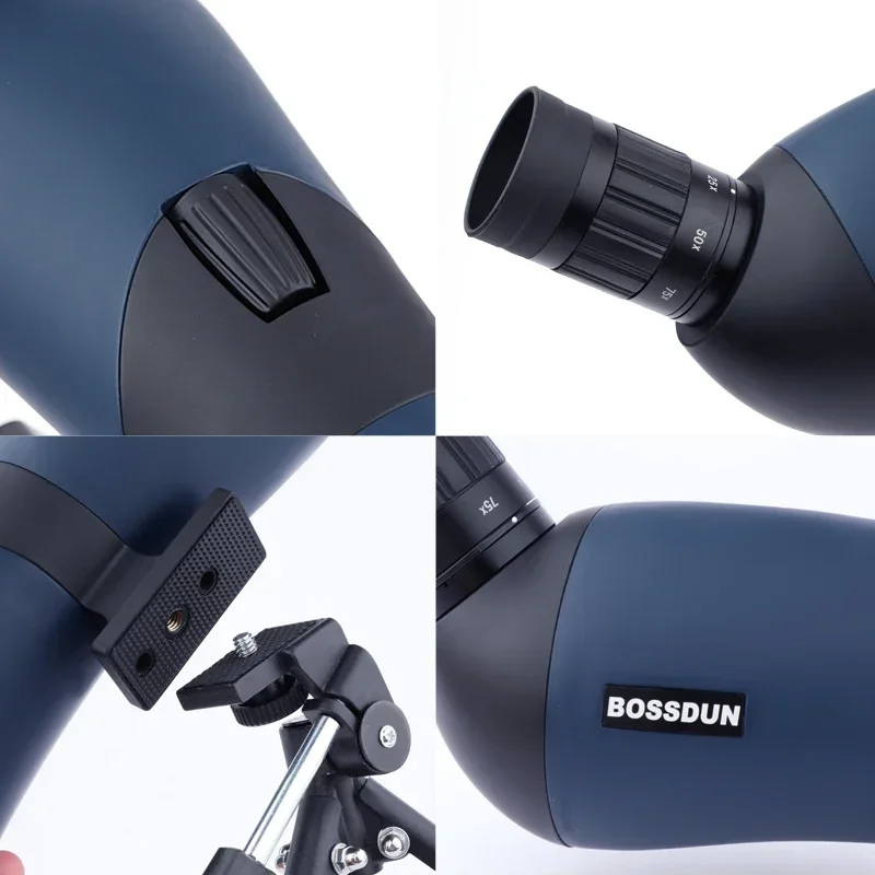 Imagem -04 - Waterproof hd Spotting Scope Zoom Monocular Telescópio para Fotografar Bird Vering Camping ao ar Livre Prisma Bak4 2575x70