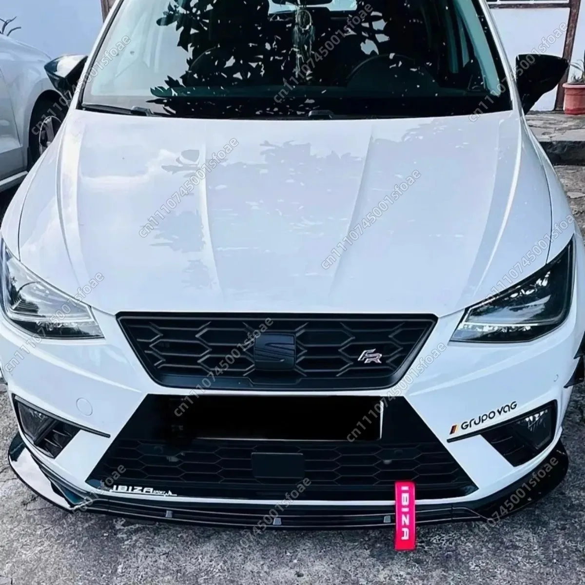 

For Seat Ibiza MK5 Standard/FR 2018-2025 6F Ibiza MK5 FR TSI TDI Hatchback 2017-2020 Front Bumper Lip Splitter Diffuser Body Kit