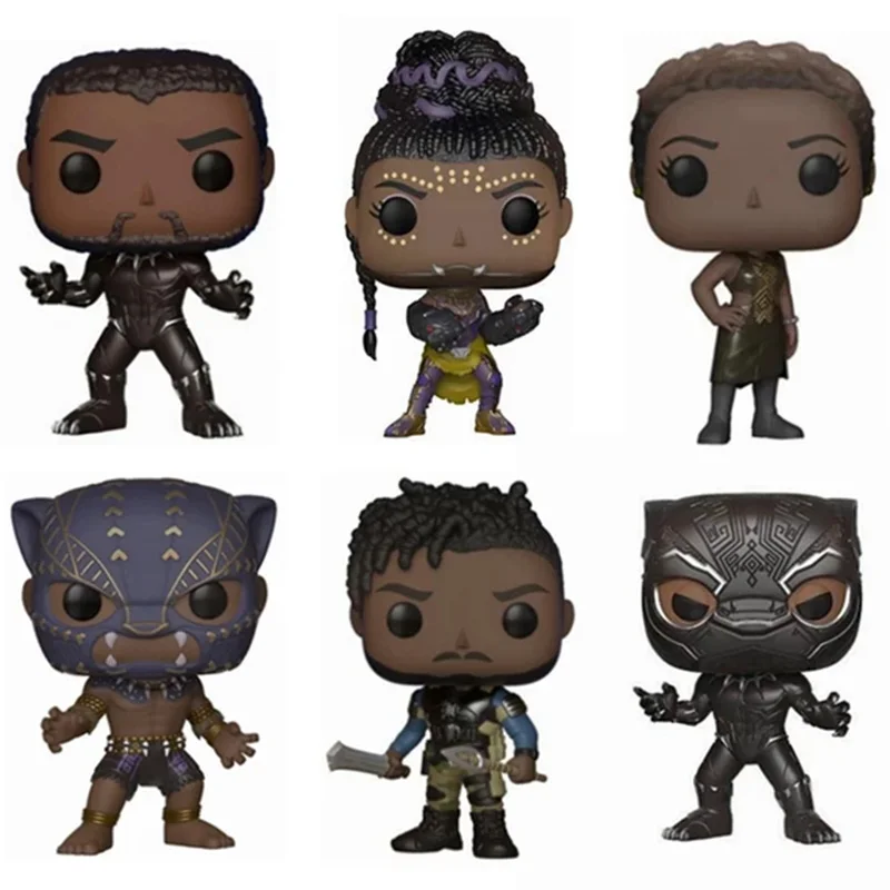 Funko Pop Marvel's Black Panthers (Warrior Falls) #274 #273 Nakia #277 Vinyl Figure Toys Collectible Dolls Gifts for Children