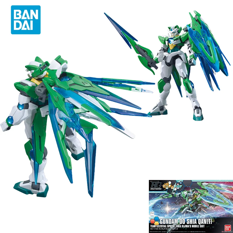 

Прямая доставка Bandai, оригинальная аниме GUNDAM модель HGBF 1/144 GUNDAM 00 SHIA QAN [T], экшн-фигурки, игрушки для детей, подарок