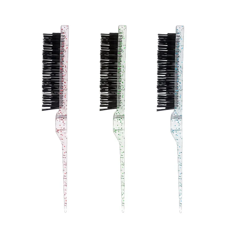 1pc crystal hair brush, used to comb the side and back of hair, suitable for both men and women For Hair Accessories image 5