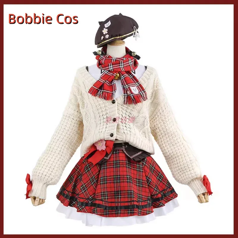 

Сакура Мико Косплей Костюм Хэллоуин Рождество Comic con Game Аниме Вечеринка Индивидуальная Одежда