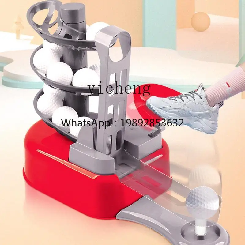 

Children's Toy Automaton Serve Golf Device Sports Outdoor Indoor Parent-Child Golf Ball Practice Interaction