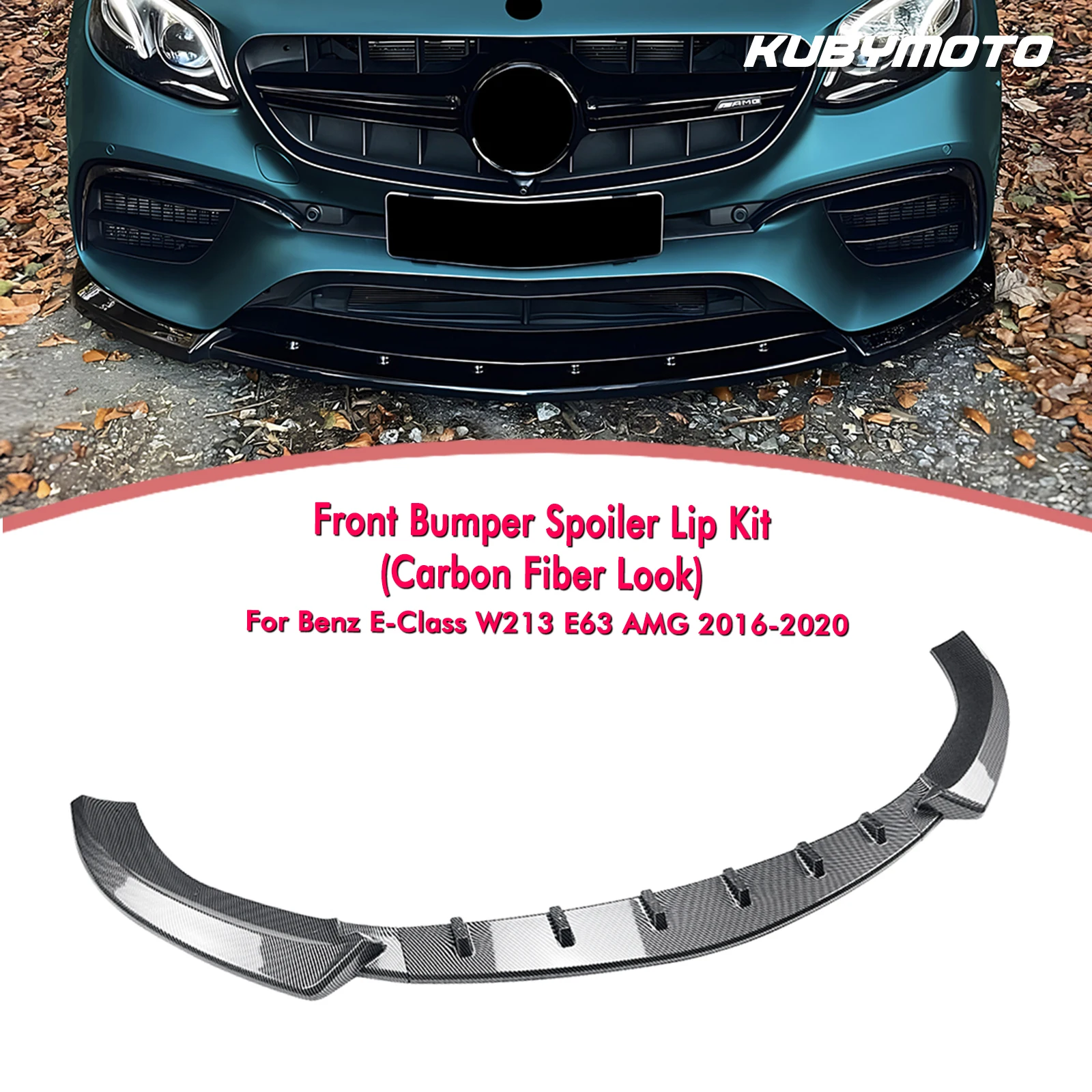 

Front Spoiler Lip Lower Splitter For Mercedes Benz W213 E63 AMG 2016-2020