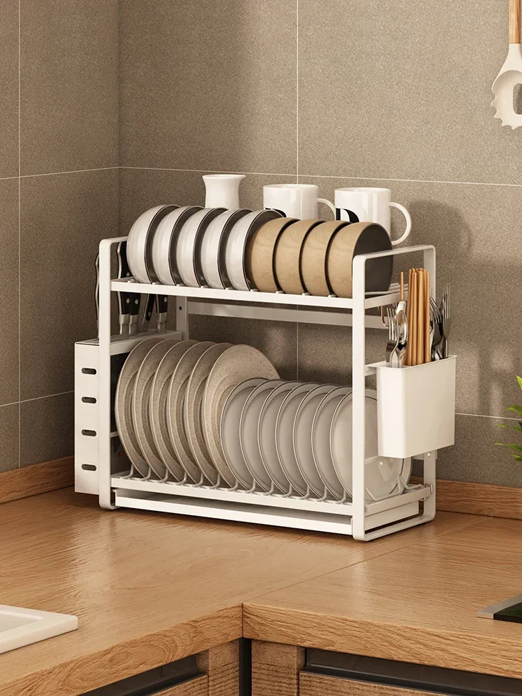 Dish Storage Rack Narrow Sink Drain Rack Small Dish Rack Drain Sink Dishwasher Kitchen Shelf