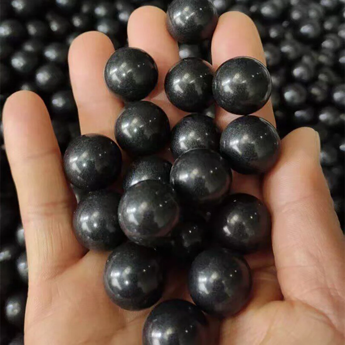 10-1000pcs Black POM Plastic Ball Precision Solid Ball 1 1.588 2.381 3 3.175 4 4.5 5 6 6.35 7.144 10.319 12.7 17.27 20 30-50mm