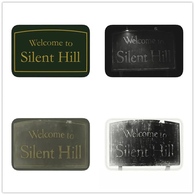 Welcome To Silent Hill Print Welcome Door Mat Anti-Slip Home Decor Carpets For Bathroom Living Room Easy To Cleam Kitchen Rug