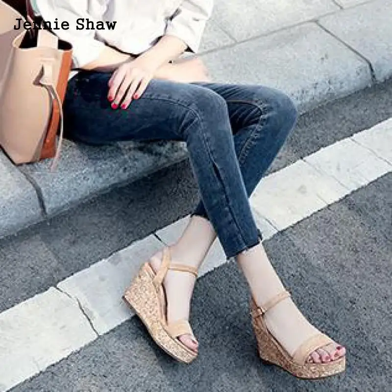 Female Summer High Heel Roman Women\'s Shoe Wedges Platform Sandals Lady Shoes Women