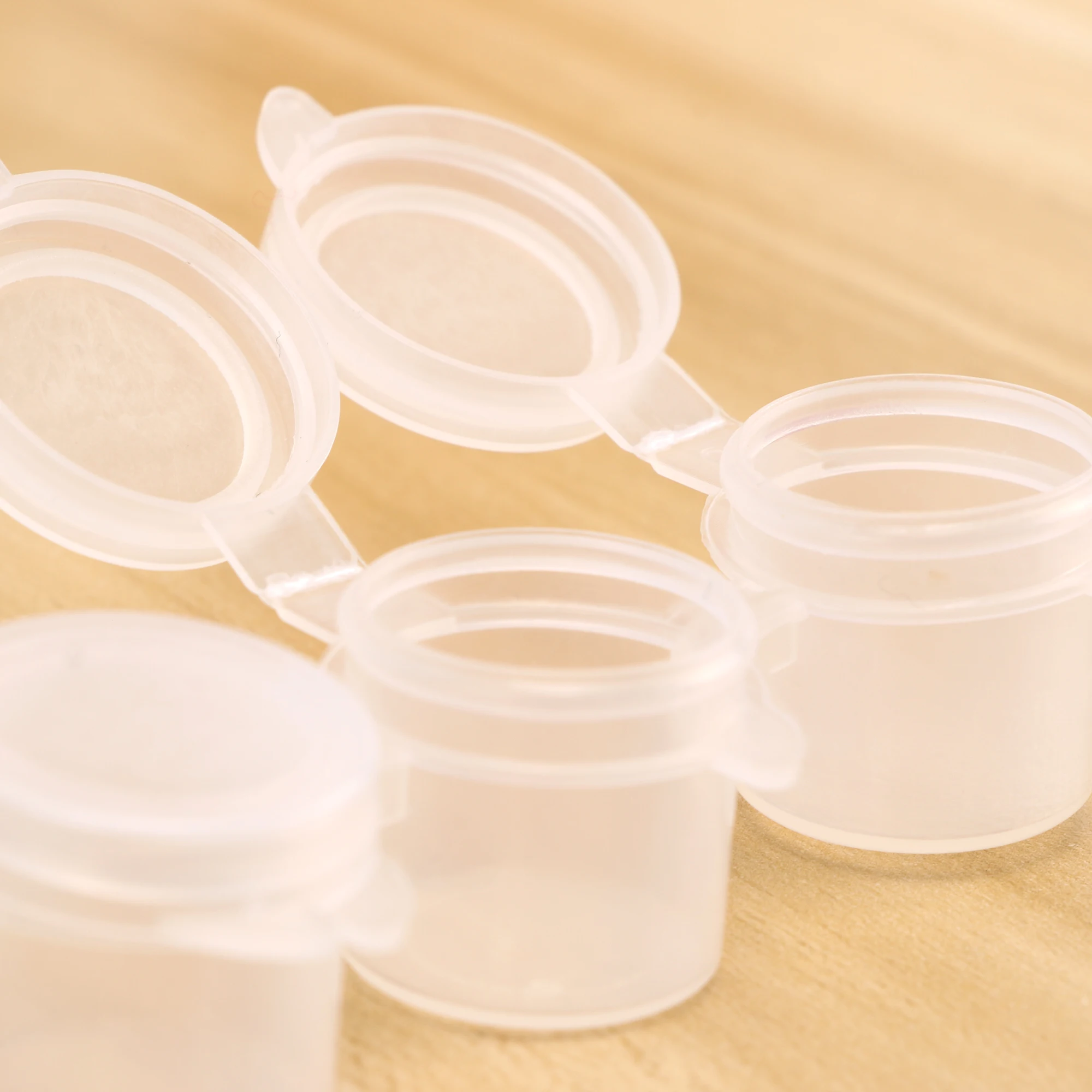 10 Streifen 60 Fächer Leere Mini-Farbbecher-Box Kunststoff-Pigment-Aufbewahrungsbehälter Kunsthandwerk Zeichenzubehör für DIY & Malerei – Detail 11