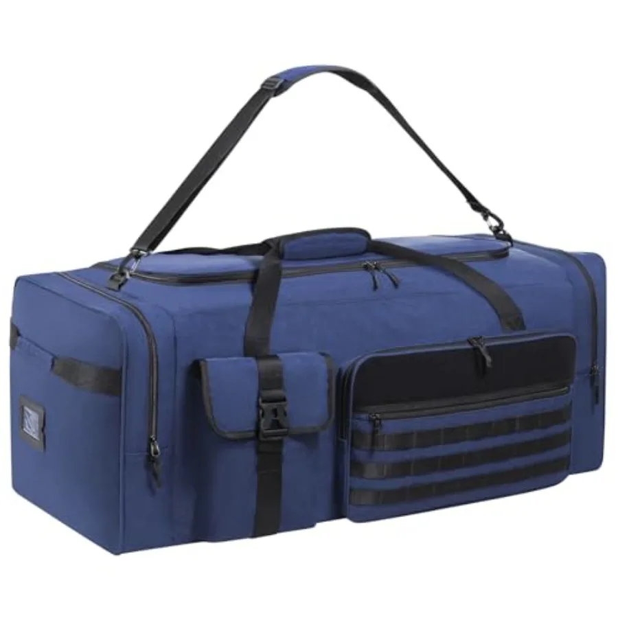 130L Extra Large 36" Heavy Duty Sports Gym and Travel Duffel Bag - Oversized Equipment Gear Bag for Basketball Baseball Hockey