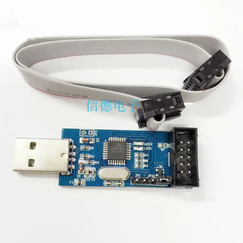 LC-01 51 AVR Programmer ISP USBASP Downloader USBISP Download Cable for Electronic Components Programming