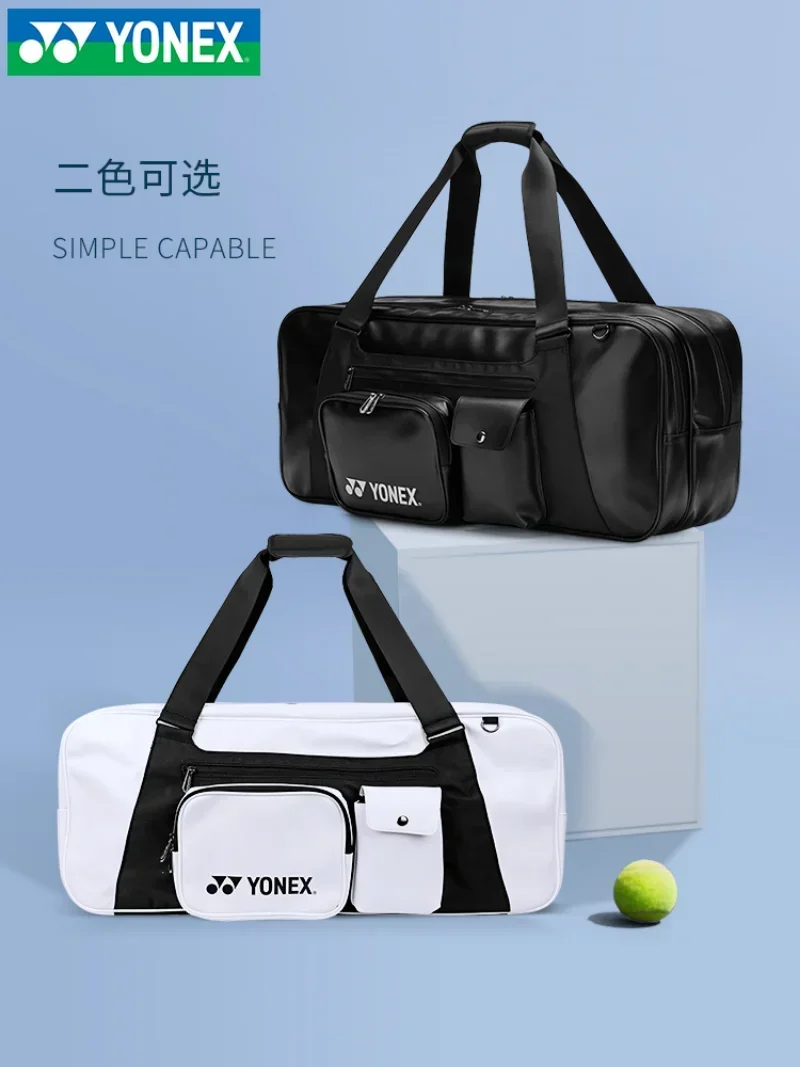 YONEX 2024 Año del Dragón nueva bolsa para raqueta de tenis de bádminton BA300CR bolso cuadrado de gran capacidad con compartimento para zapatos