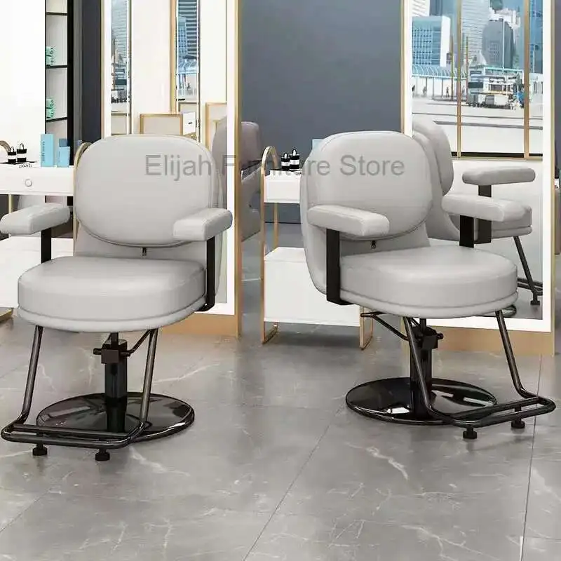 

Barbershop Hair Salon Barber Chairs Speciality Perm Hair Dyeing Shave Barber Chairs Ergonomic Comfort Salon Furniture Silla FYBC