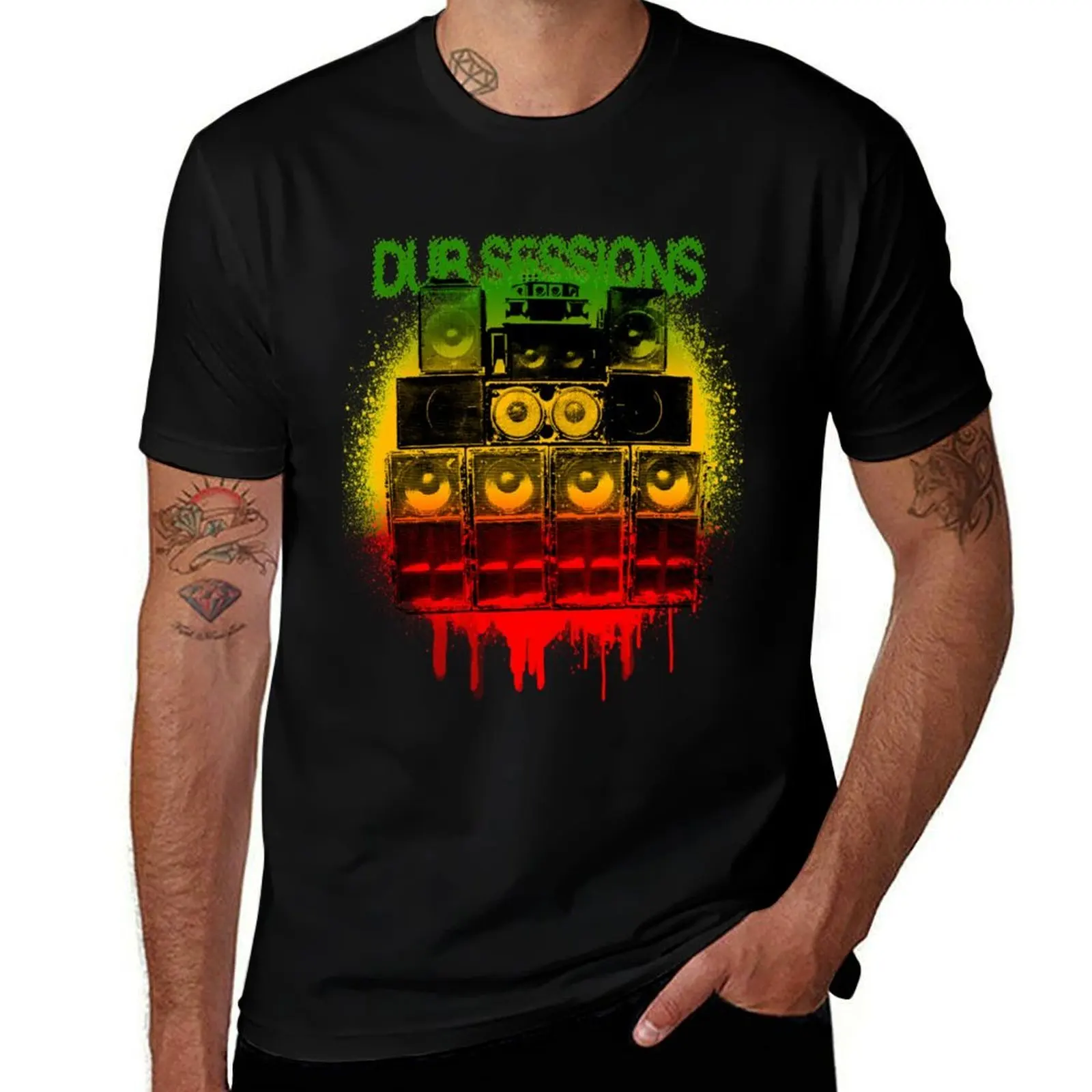 Dub Sessions T-Shirt man t shirt heavy cotton man tshirt T-Shirt