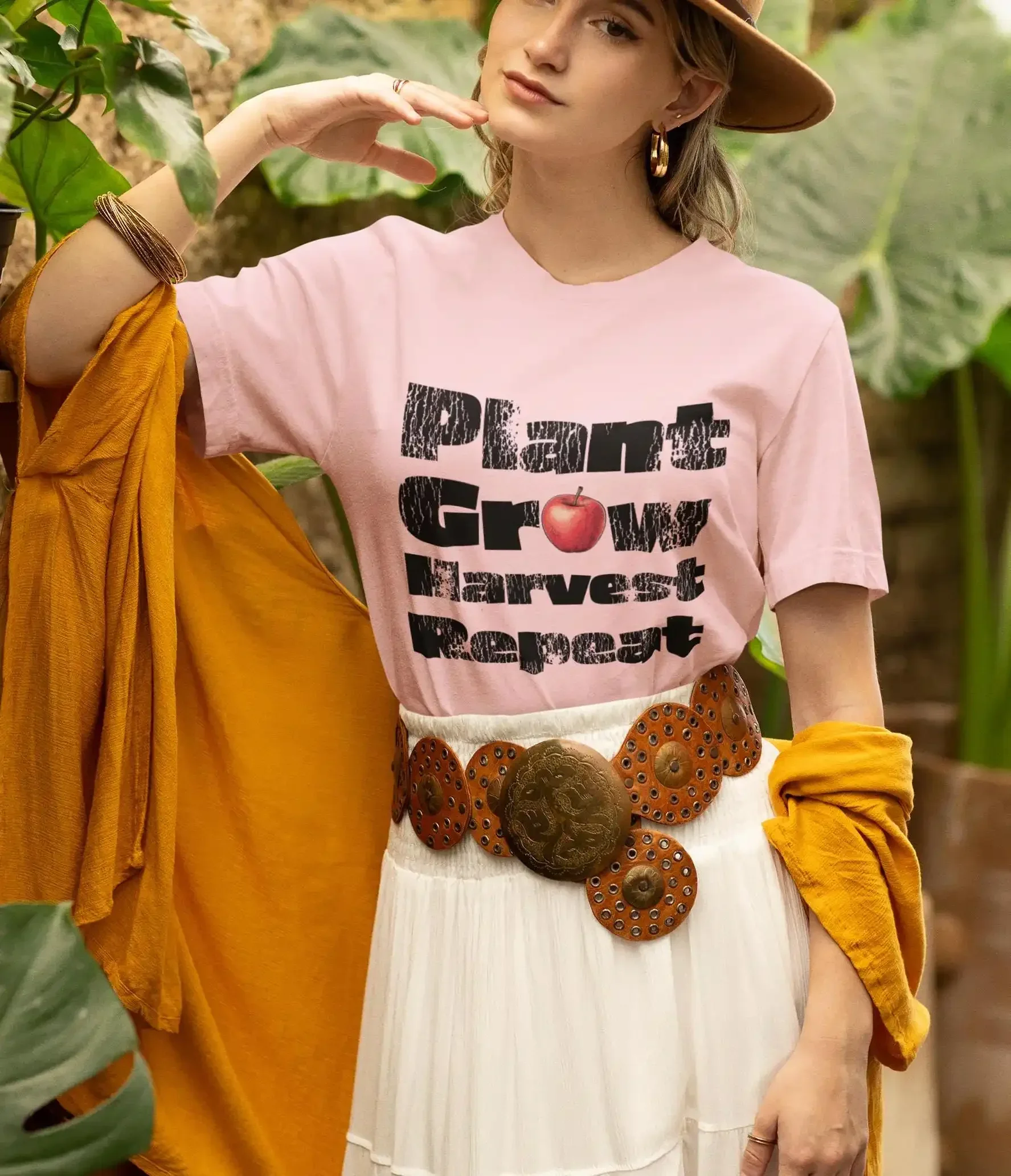 Plant Grow Harvest Repeat Unisex T Shirt Perfect for Gardeners Nature Lovers Gardening Tee Harvest Apparel Farm Life Shirt