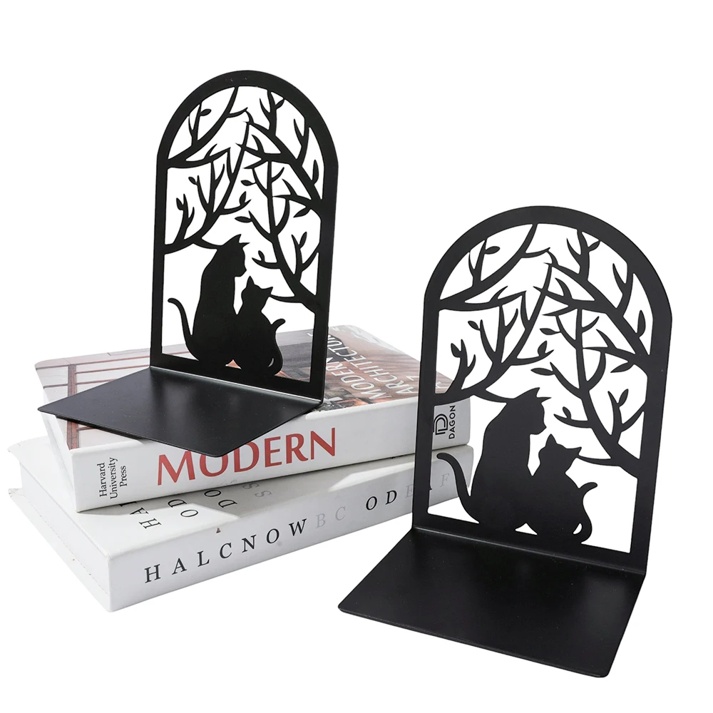 Creative Black Kitten Bookends Cat Slave Daily Gift Birthday Gift Student Study Stationery Teacher Office Stationery