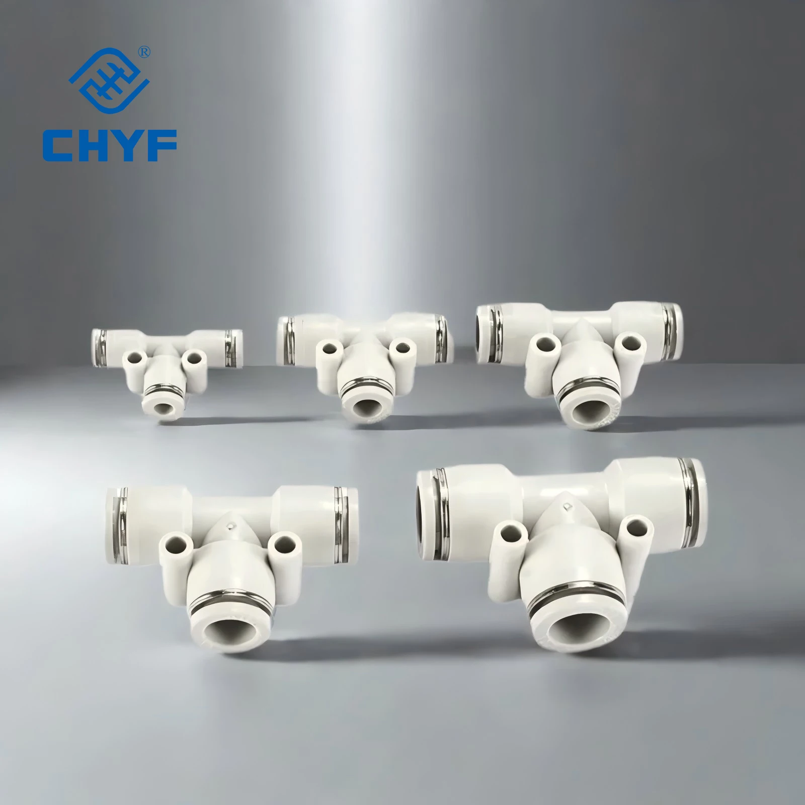 Airtac PE Series White Plastic Pneumatic Fitting Quick Connect Fitting PE4-6-8-10-12