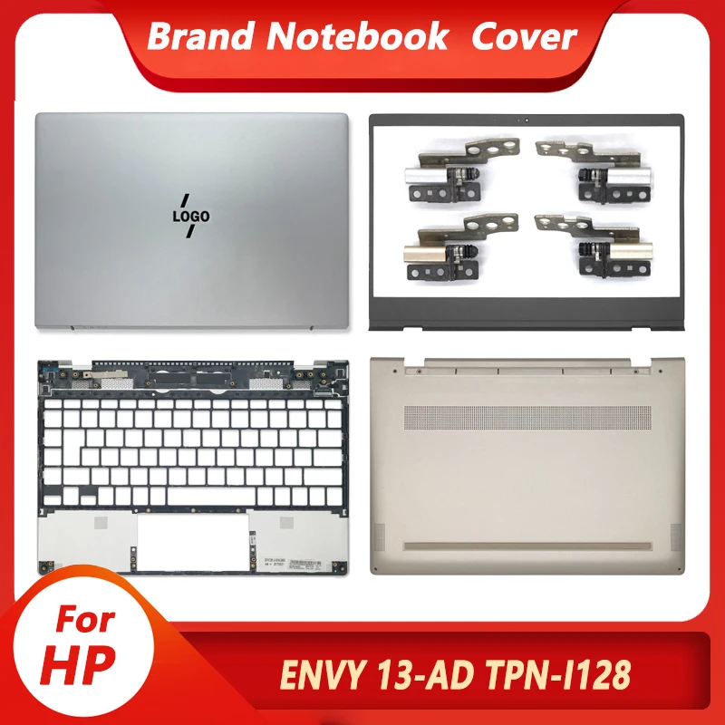 New For HP ENVY 13-AD TPN-I128 Laptop LCD Back Cover/Front Bezel/Palmrest/Bottom Case 928448-001 928443-001 928447-001 Silver