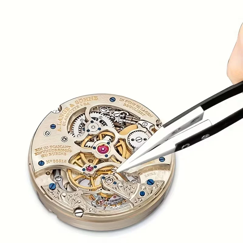 Ceramic Tweezers: Black Handle, High Temperature, Anti-Static, Insulated Gripping Tool image 2