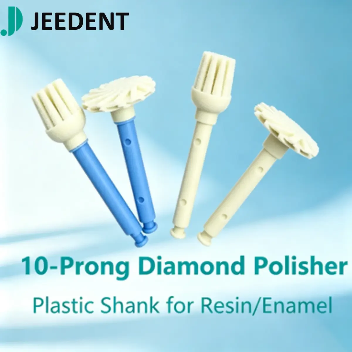

Dental 10-Blade Diamond Polisher Low Speed Handpiece RA Shank Composite Resin Enamel Polishing Tool