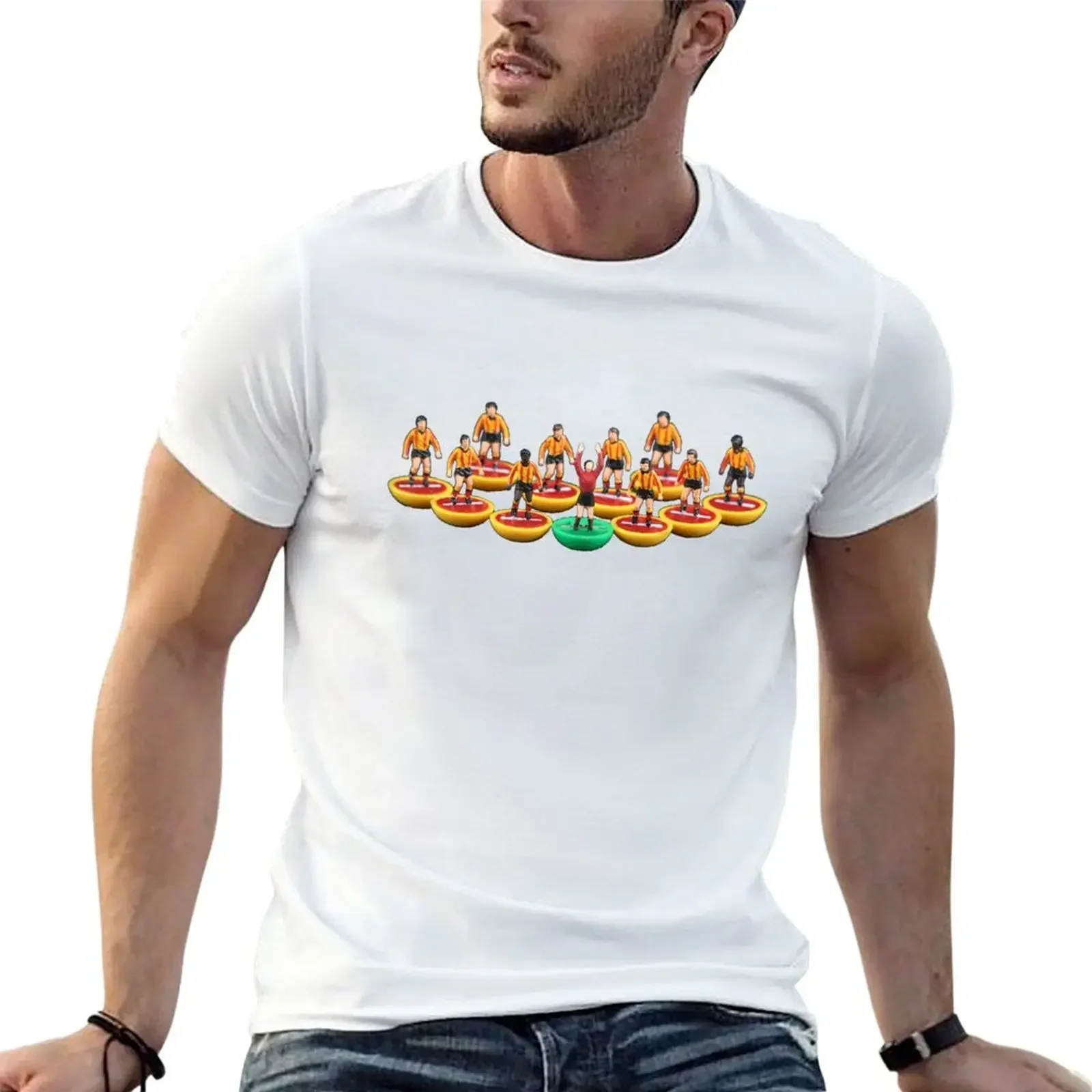 Classic Partick Thistle subbuteo team design T-Shirt customs korean fashion t shirt men