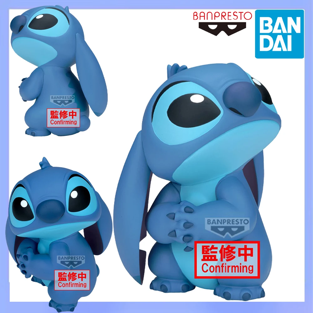 

In Stock Original Bandai Spirits Banpresto Lilo & Stitch - Stitch Ookina Sofvimates Anime Figure Action Figure Collection Model