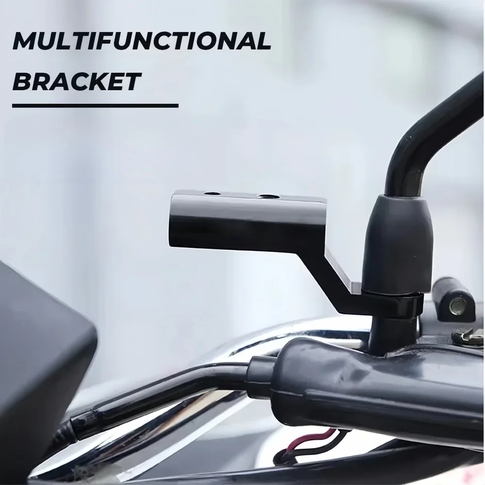 Hochwertige Universal-Adapterhalterung für Rückspiegel, Motorradzubehör, Halterung für Triumph, Suzuki, Kawasaki – Detail 3