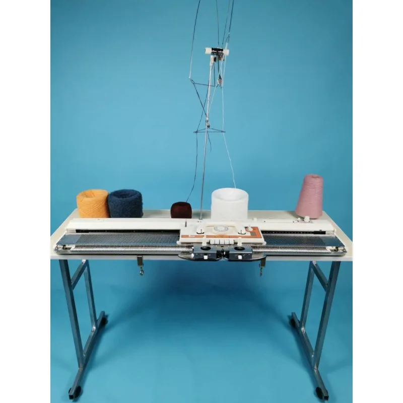 

Knitting KH860 Household Small Handmade Creative Sweater Knitting Machine Scarf Flat Needle Jacquard Empty Flower Machine