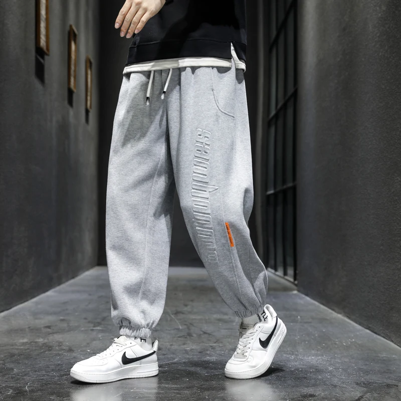 Japanese Version Of Men\'S Loose Plus Size Sweatpants Casual Jogging Pants Leggings Harajuku Hip-Hop Street Beat Men\'S Pants