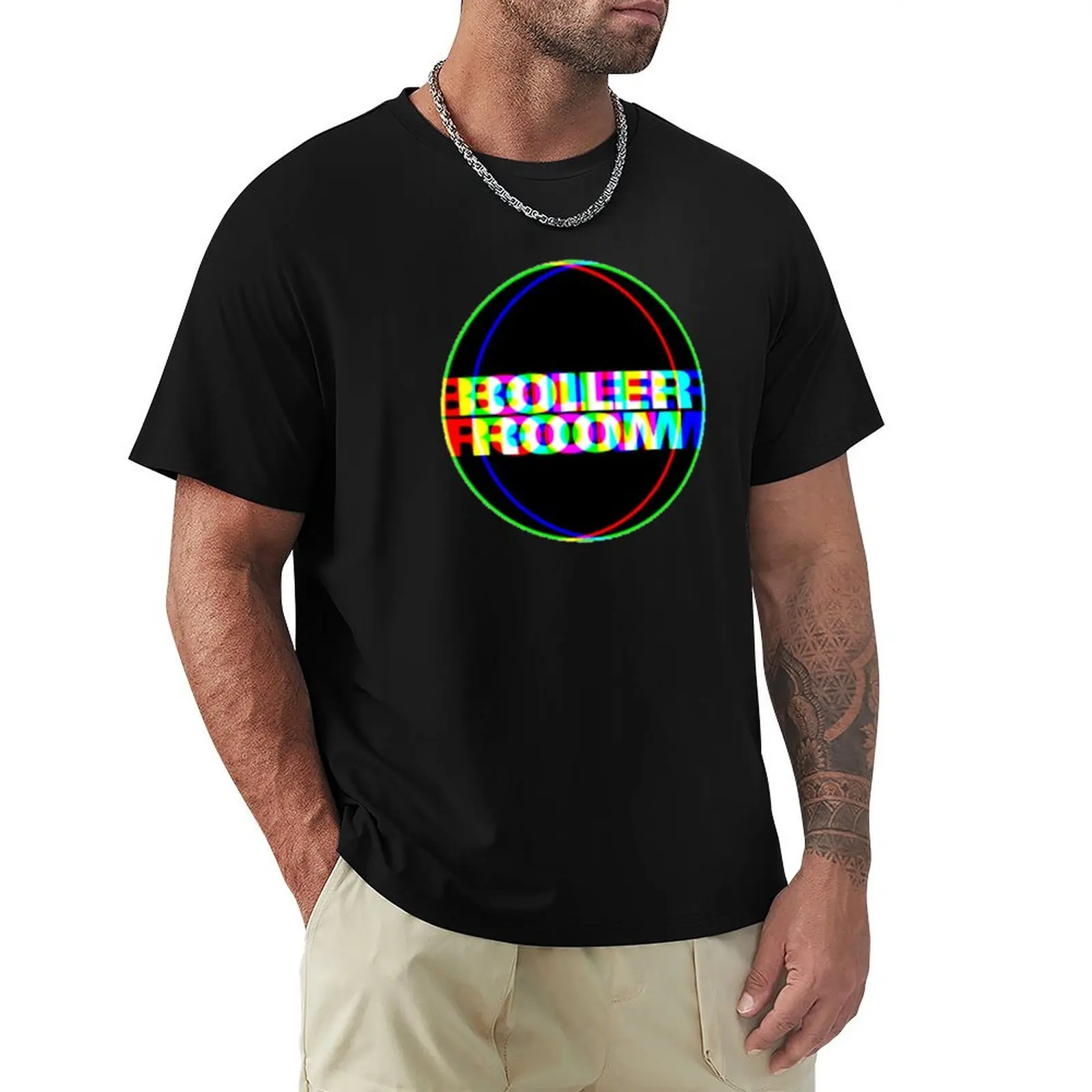 

Boiler Room Color Glitch I T-Shirt plus size tops cheap stuff Man t-shirt oversizeds men workout shirt